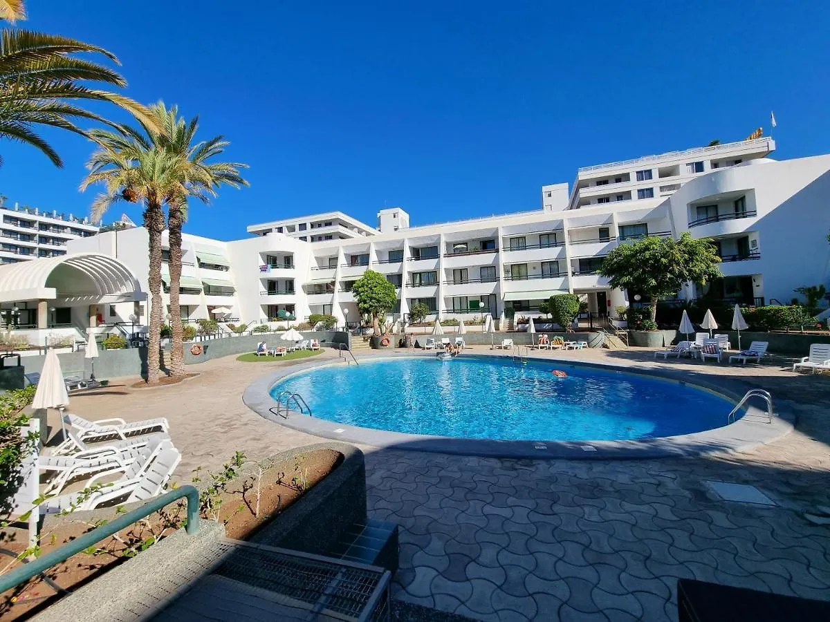 Apartment Casa Palmera Only 150 Meters To The Beach, Heated Pool, Wifi, Sat-Tv, Balcony With Poolview Arona